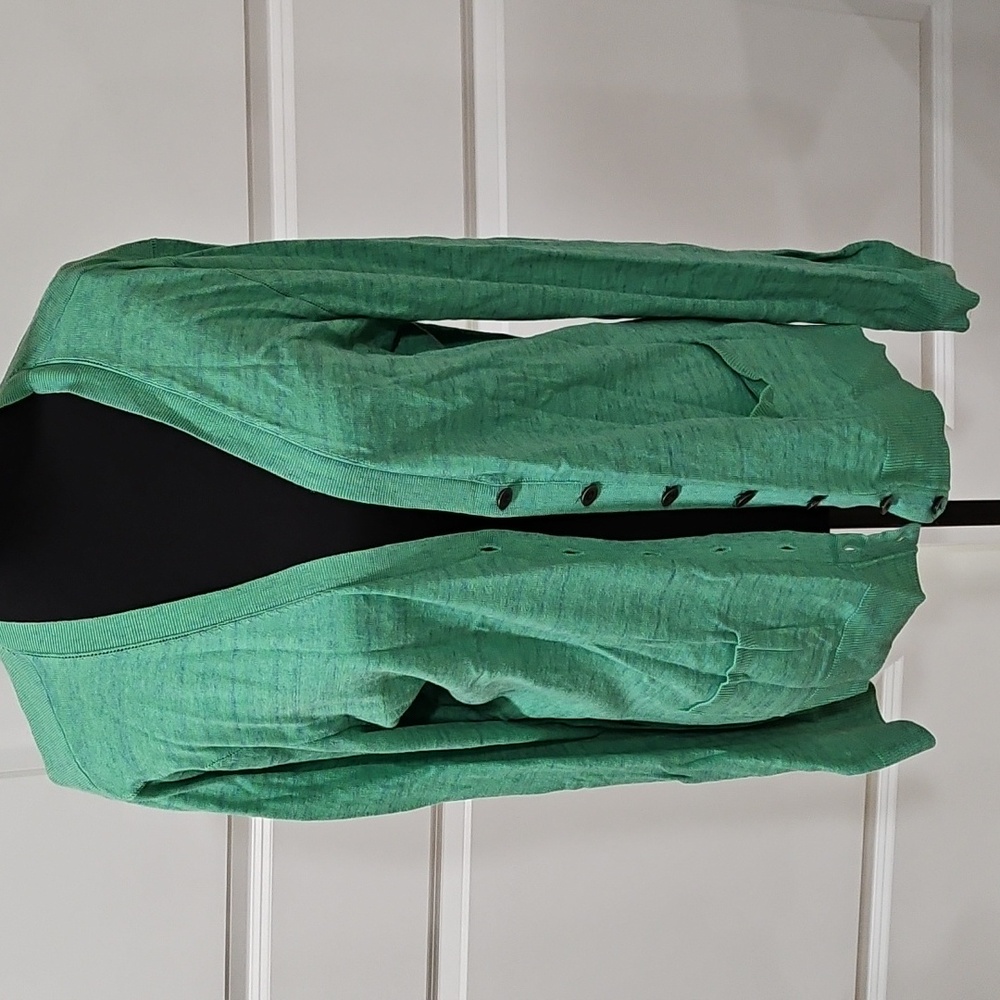 CAbi Green Cardigan Sweater